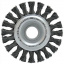 Щетка Lessmann дисковая для сварщиков 150х6х22.2мм Z48 скрученная жгутами стальная проволока 0.5мм Z48 жгутов 12500 об/хв (47420148) Черкассы