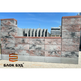 Блок модульный для забора "Ранчо" Бордо