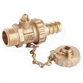 Кран шаровой сливной Bonomi 1/2 под ключ PN25 (77560004)