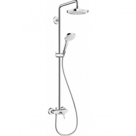 Душевая система Hansgrohe Croma Select E со смесителем 180 белый/хром (27258400)