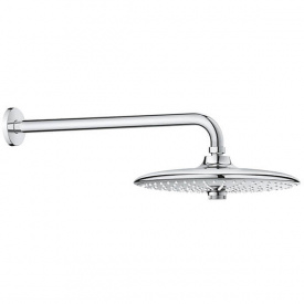 Верхний душ с душевым кронштейном Grohe Euphoria 260 380 мм 3 режима струи
