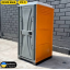 Туалетна кабіна Люкс помаранчевого кольору Профі Херсон