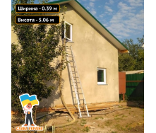 Двухсекционная лестница 2х11 ступеней Техпром