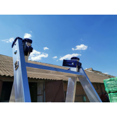 Алюминиевая лестница двухсекционная 2х7 ступеней Техпром Киев