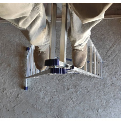 Двухсекционная лестница из алюминия 2х6 ступеней Техпром Житомир