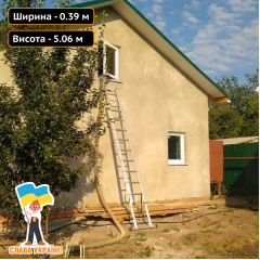 Двосекційна драбина 2х11 сходинок Техпром Запоріжжя