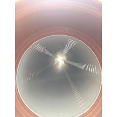 PipeLife Гофрированная дренажная (перфорированная) труба ПП SN8 315 6м градус перфорации 220 Вишневе