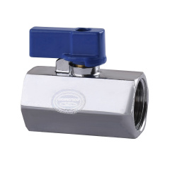 Кран шаровый мини SOLOMON 1/2″ ВВ NV-3024 Вишневое