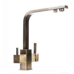 Смеситель для кухни под осмос Globus Lux LAZER GLLR-0111-9-BRONZE Біла Церква