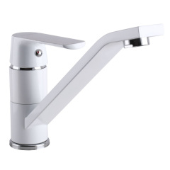 Смеситель для кухни Globus Lux Laguna GLA-0203Q-7-WHITE Ізмаїл