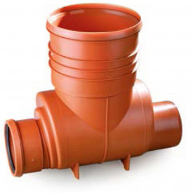 Кинета проходная 400 мм 630-630 для ПП (гофрированных) труб для колодцев дренажных (канализация)