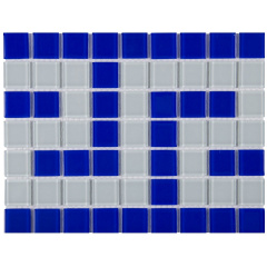Aquaviva Фриз греческий Aquaviva Cristall B/W сине-белый, уценка Винница