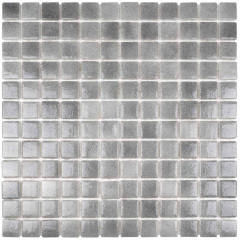 Aquaviva Мозаика стеклянная Aquaviva Silver Gray Ровно