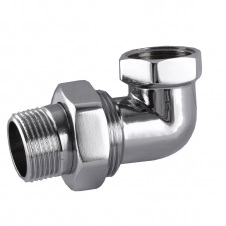Сгон-американка угловой SOLOMON 1″ CHROM 1600