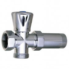 Фото - Кран вентильный для стиральной машины Q PROFESSIONAL 3/4″x3/4″x3/4″с удлинителем NV-QP170 Кран вентильный для стиральной машины Q PROFESSIONAL 3/4″x3/4″x3/4″с удлинителем NV-QP170