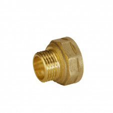 Переходник редукционный латунный 1/2″ВР х 3/8″НР штампованный А0619А