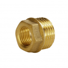 Футорка латунная 1/2″НР х 3/8″ВР штампованная А0752А