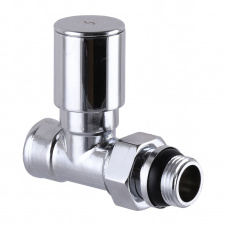 Кран вентильный прямой с американкой SOLOMON 1/2″ CHROM 1875 с уплотнителем