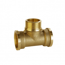 Тройник латунный 3/4″ВР х 3/4″ВР х 3/4″ВР штампованный А0252А