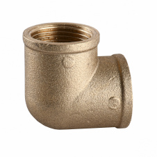 Угольник латунный 3/4″ВР х 3/4″ВР литейный усиленный А0102А