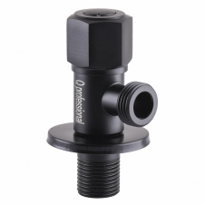 Кран кульовий угловой Professional 1/2″X1/2″ NV-QP888 BLACK