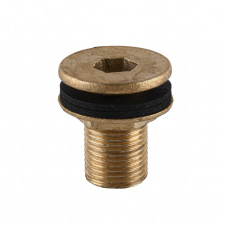 Врезка в бак Ø20 латунная 1/2″НР литейная 1660Б