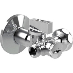 Кран шаровой угловой двойной ARCO 1/2″х 3/4″х3/8″ DUAL29 Бердичев