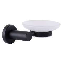 Мыльница Globus Lux BS8408 черная матовая SUS304 Ірпінь