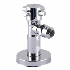 Кран полуоборотный угловой с цангой SOLOMON 1/2″х 3/8″ Retro 7077 Киев