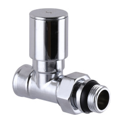 Кран вентильный прямой с американкой SOLOMON 1/2″ CHROM 1875 с уплотнителем Киев