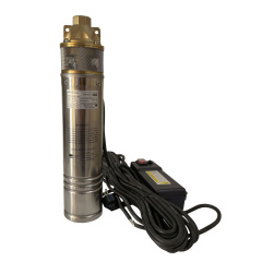 Насос скважинный вихревой VOLKS pumpe 4SKm100 0,75кВт + кабель 15м и пульт Лозова