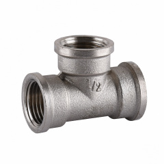 Тройник никелированный 1/2″ВР х 1/2″ВР х 1/2″ВР штампованный А0242-1А(нк) Переяслав-Хмельницкий