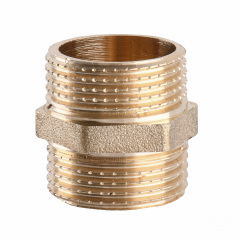 Ниппель латунный 3/4″НР х 3/4″НР штампованный А0502А Киев