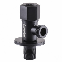 Кран кульовий угловой Professional 1/2″X1/2″ NV-QP888 BLACK Чернігів