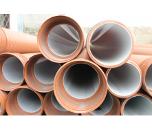 Труба Plasticor с раструбом 315мм 3000 гофрированная ПП