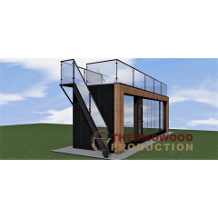 Модульна лазня 9,4х2,4м House Chalet Sauna з розсувними панорамними вікнами Білгород-Дністровський