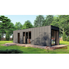 Модульний будинок 8,0х2,5м High Tech House 13 в стилі хай-тек від виробника ThermoWood Production Київ