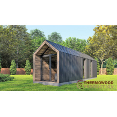 Барнхаус, модульний будинок 11,0х2,9м Barn House 04 від виробника ThermoWood Production Суми