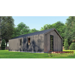 Барнхаус, модульний будинок 8,7х5,0м Barn House 01 від виробника ThermoWood Production Луцьк