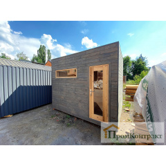 Будівництво мобільної лазні 3,1х2,0 м Gartensauna-8 Thermowood Production під ключ Доманівка