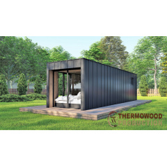 Модульный дом 9,0х2,5м High Tech House 11 в стиле хай-тек от производителя ThermoWood Production Хмельницкий