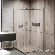 Душевая кабина Weston WKS7 900x900x2000 polish\прозрачное стекло, круглые ручки