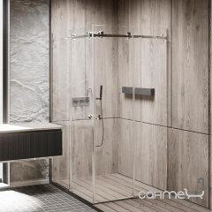 Душевая кабина Weston WKS7 900x900x2000 polish\прозрачное стекло, круглые ручки Конотоп