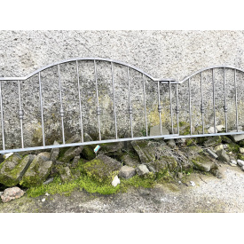 Заборы низкие овальные толщина металла 2 мм Legran.