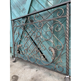 Паркан кований суцільний патинований Legran