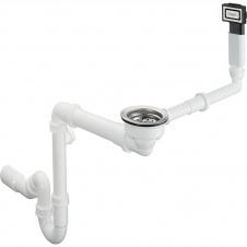 Hansgrohe Сифон D16-10 для мойки/ белый