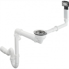 Hansgrohe Сифон D16-10 для мойки/ белый Обухов