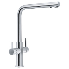 Franke Смеситель для кухни Neptune Clear Water, дл.излива - 220мм, поворотный, 1+1фильтр, хром Ірпінь