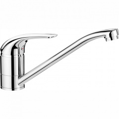 Deante Смеситель для кухни Low pressure, дл.излива - 214мм, поворотный, 1 рычаг, 3-е подкл., хром Конотоп