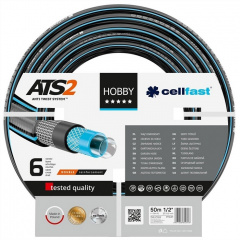 Cellfast Шланг садовый HOBBY ATS 1/2, 50м, 6 слоев, до 30 Бар, -20…+60°C Київ